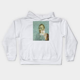 van gogh's ear Kids Hoodie